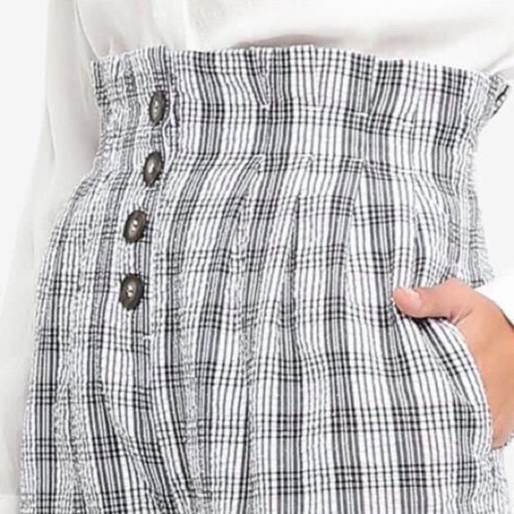 𝅺Topshop Plaid High Rise Trouser - Picture 2 of 9